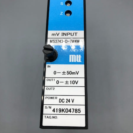 MTT 信号変換器 MS3743-D-7W4W MTT 信号変換器 MS3743-D-7W4W