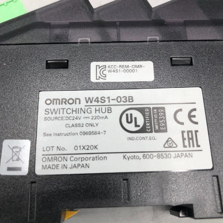 オムロン 産業用スイッチングハブ W4S1-03B
