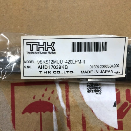 THK ボールリテーナ入りLMガイド 9SRS12MUU+420LPM-Ⅱ　2本1セット