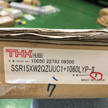 THK ボールリテーナ入りLMガイド SSR15XW2QZUUC1+1060LYP-Ⅱ　2本1セット