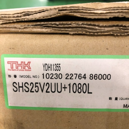 THK ボールリテーナ入りＬＭガイド SHS25V2UU+1080L G=30:30