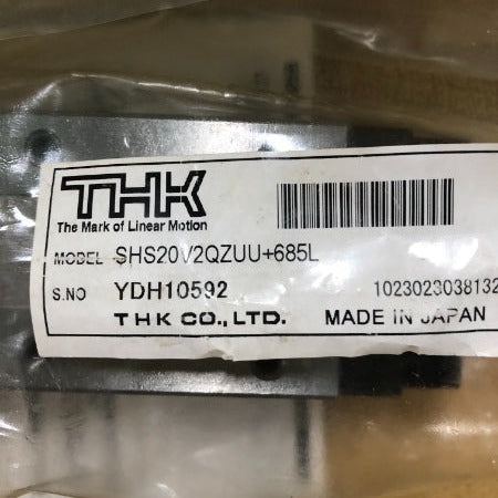 THK ボールリテーナ入りＬＭガイド SHS20V2QZUU+685L G=12.5:12.5