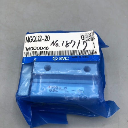 SMC ガイド付薄形シリンダ MGQL12-20