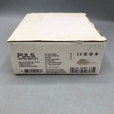 PULS 単相DINレール電源 CP10-241-S1