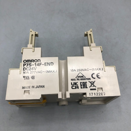 オムロン セーフティリレーソケット P7S-14F-END DC24V | FA機器