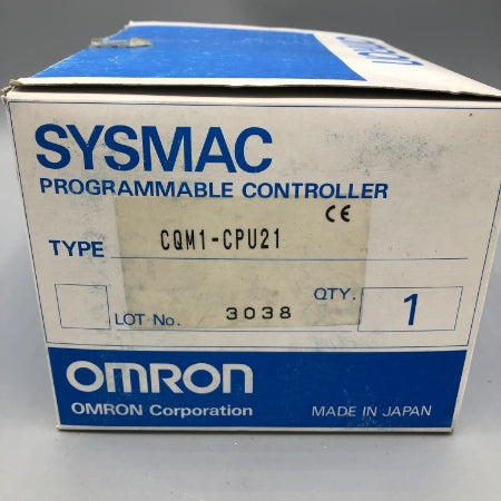 オムロン プログラマブルコントローラ CQM1-CPU21