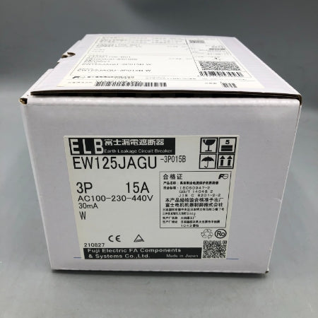 富士電機 漏電遮断器 EW125JAGU-3P015B