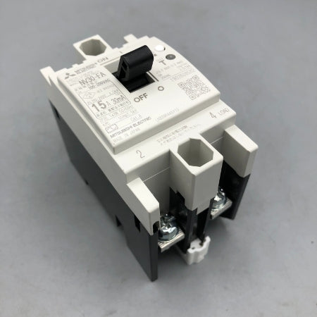 三菱電機 制御盤用漏電遮断器 NV30-FA 2P 15A 100-200V 30mA WA