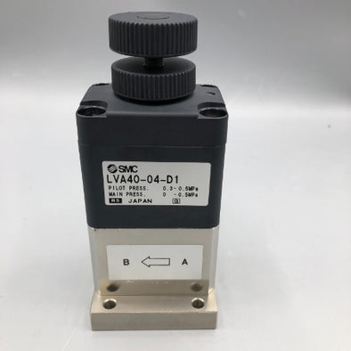 SMC 薬液用エアオペレートバルブ LVA40-04-D1