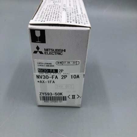 三菱電機 分電盤用遮断器・制御盤用遮断器 NV30-FA 2P 10A 100-200V 30MA W