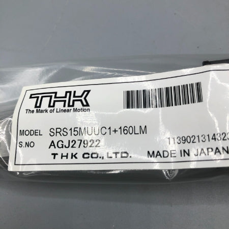 THK ボールリテーナ入りLMガイド ミニチュア  SRS15MUUC1+160LM