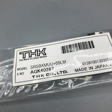 THK ボールリテーナ入りLMガイド ミニチュア SRS9XMUU+55LM