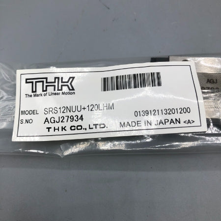 THK ボールリテーナ入りLMガイド ミニチュア SRS12NUU+120LHM