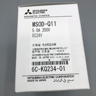 三菱電機 電磁開閉器 MSOD-Q11 5.0A 200V DC24