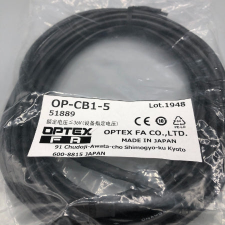 オプテックス・エフエー 延長ケーブル OP-CB1-5