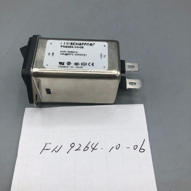 Schaffner EMIフィルタ・インレット FN9264-10-06
