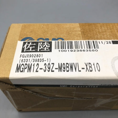 SMC ガイド付薄形シリンダ MGPM12-39Z-M9BWVL-XB10