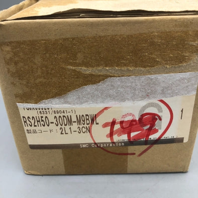 SMC ハイストッパシリンダ RS2H50-30DM-M9BWL