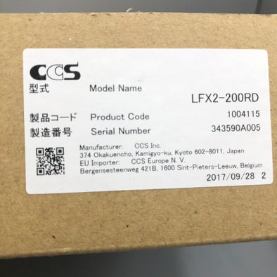 CCS フラットドーム照明 LFX2-200RD