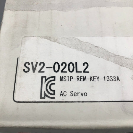 キ－エンス サーボシステム SV2-020L2
