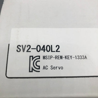 キ－エンス ACサーボシステム SV2-040L2