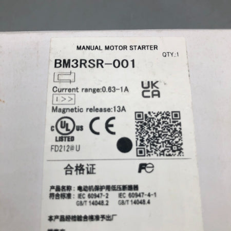 富士電機 マニュアルモータスタータ AFM30-03-D