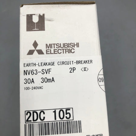 三菱電機 漏電遮断器 NV63-SVF 2P 30A 30ｍA
