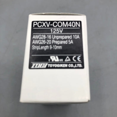 東洋技研 コモン端子台 PCXV-COM40N