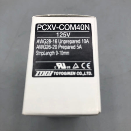 東洋技研 コモン端子台 PCXV-COM40N