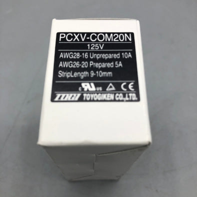 東洋技研 コモン端子台 PCXV-COM20N