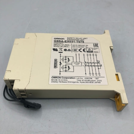 オムロン セーフティリレーユニット G9SA-EX031-T075