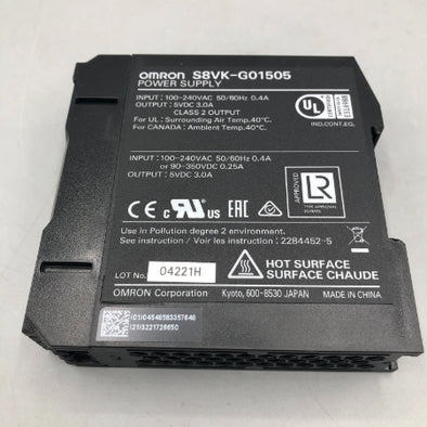 オムロン スイッチング・パワーサプライ S8VK-G01505