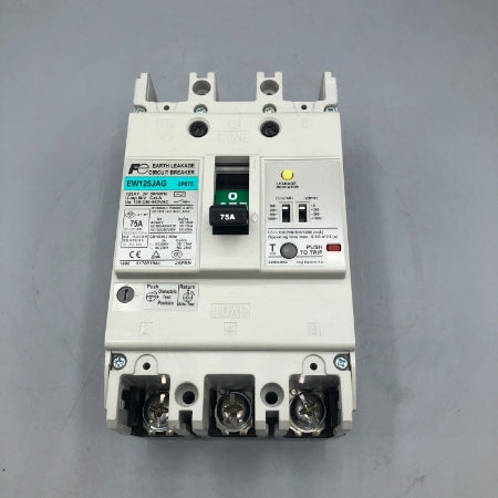 富士電機 漏電遮断器 EW125JAG-3P75A