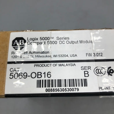 ロックウェル 5069 Compact I/O デジタル16 点シンク入力モジュール 5069-OB16