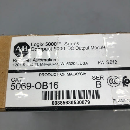 ロックウェル 5069 Compact I/O デジタル16 点シンク入力モジュール 5069-OB16