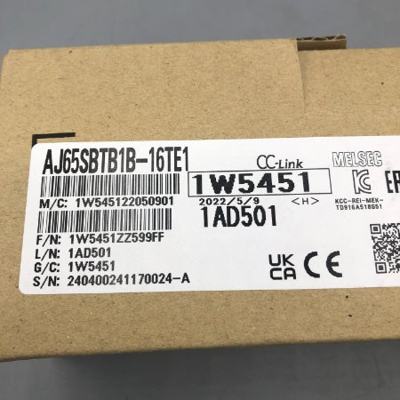 三菱電機 CC-Link小形タイプリモートI/Oユニット AJ65SBTB1B-16TE1