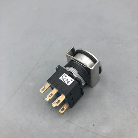 IDEC 照光押しボタンスイッチ LB6ML-M1T24PW