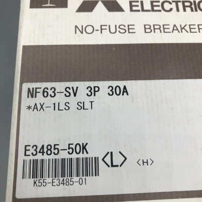 三菱電機 低圧遮断器 NF63-SV 3P 30A AXSLT