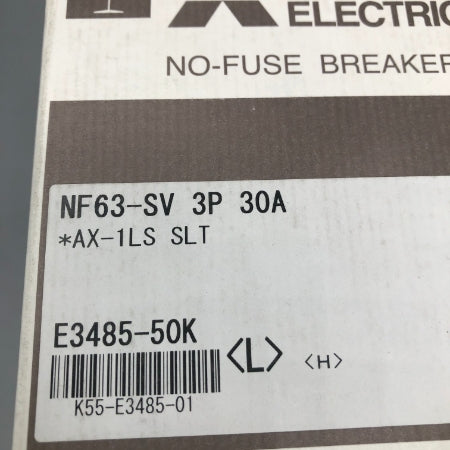 三菱電機 低圧遮断器 NF63-SV 3P 30A AXSLT