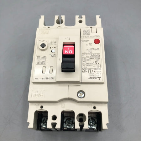 三菱電機 低圧遮断器 NV63-SV 3P 15A 100-440V 30MA