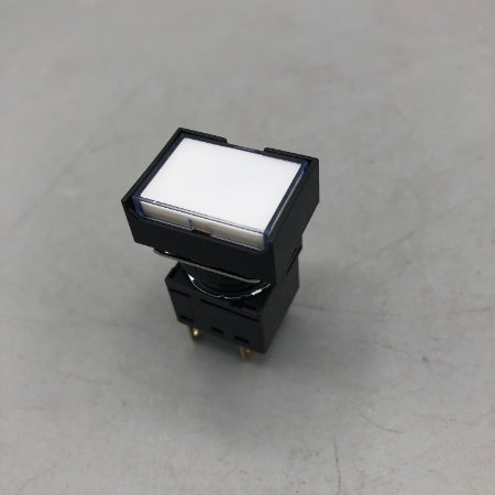 IDEC 照光押ボタンスイッチ（ピュアホワイト） LB4L-M1T24PW