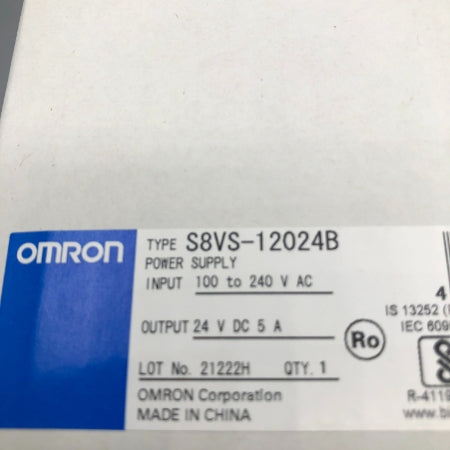 オムロン スイッチング・パワーサプライ S8VS-12024B