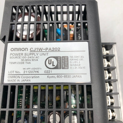 オムロン 電源ユニット CJ1W-PA202