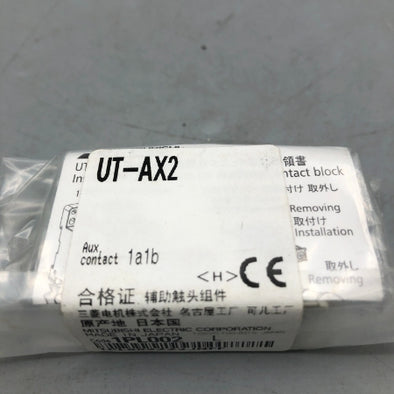 三菱電機 補助接点ユニット UT-AX2(1A1B)