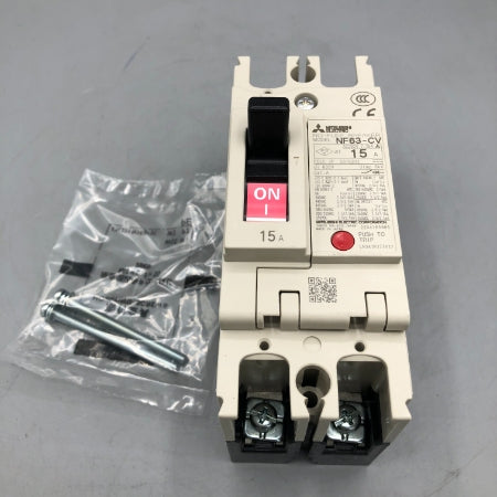 三菱電機 ノーヒュ－ズ遮断器 NF63-CV 2P 15A