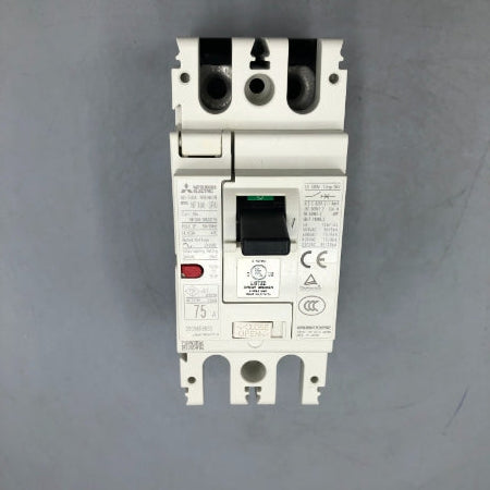 三菱電機 ノーヒュ－ズ遮断器 NF100-SRU 2P 75A