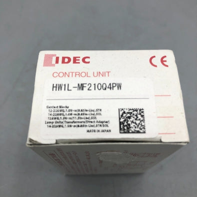 IDEC 照光押ボタンスイッチ HW1L-MF210Q4PW