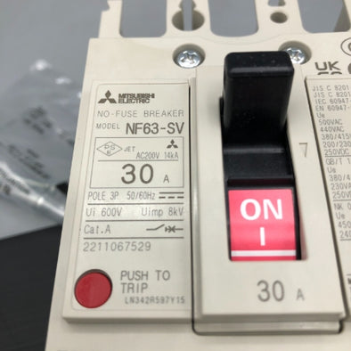 三菱電機 低圧遮断機 NF63-SV 3P 30A AC/DC