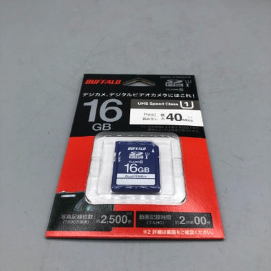 BUFFALO メモリカ－ド RSDC-016GU1S