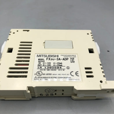三菱電機 アナログ入出力アダプタ FX3U-3A-ADP